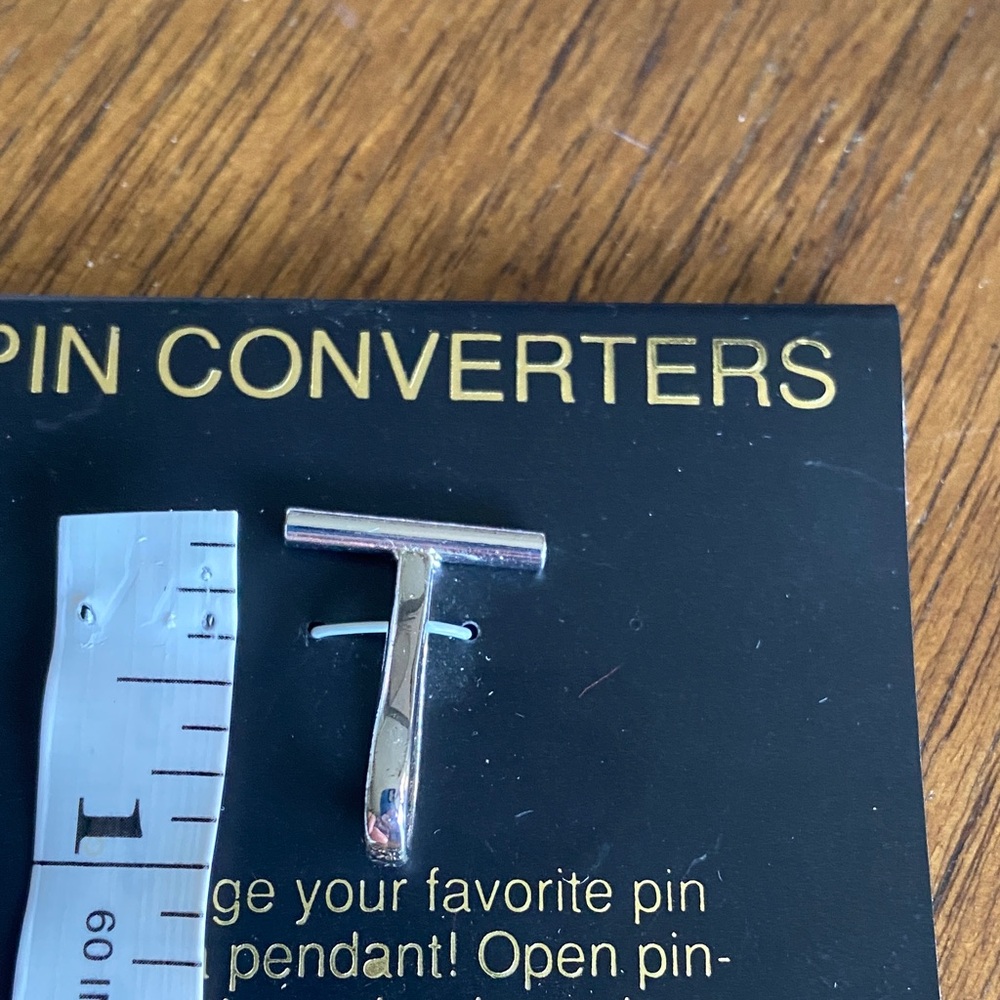 Silver Pin Converter from pin to pendant - Picture 3 of 4